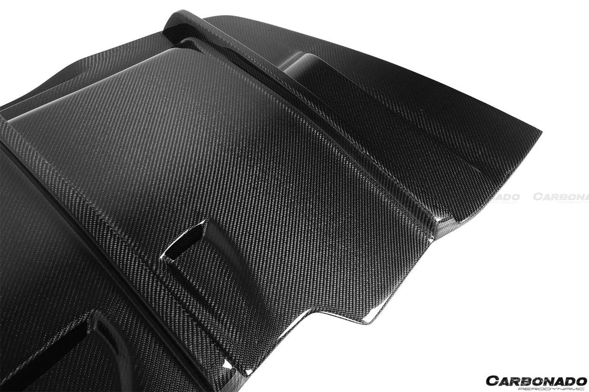 2015-2018 Mercedes Benz W205 C63  S AMG Coupe PS Style Rear Diffuser