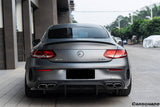 2015-2018 Mercedes Benz W205 C63  S AMG Coupe PS Style Rear Diffuser