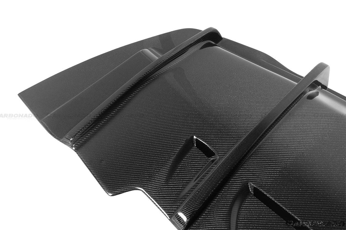 2015-2018 Mercedes Benz W205 C63  S AMG Coupe PS Style Rear Diffuser