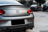 2015-2018 Mercedes Benz W205 C63  S AMG Coupe PS Style Rear Diffuser