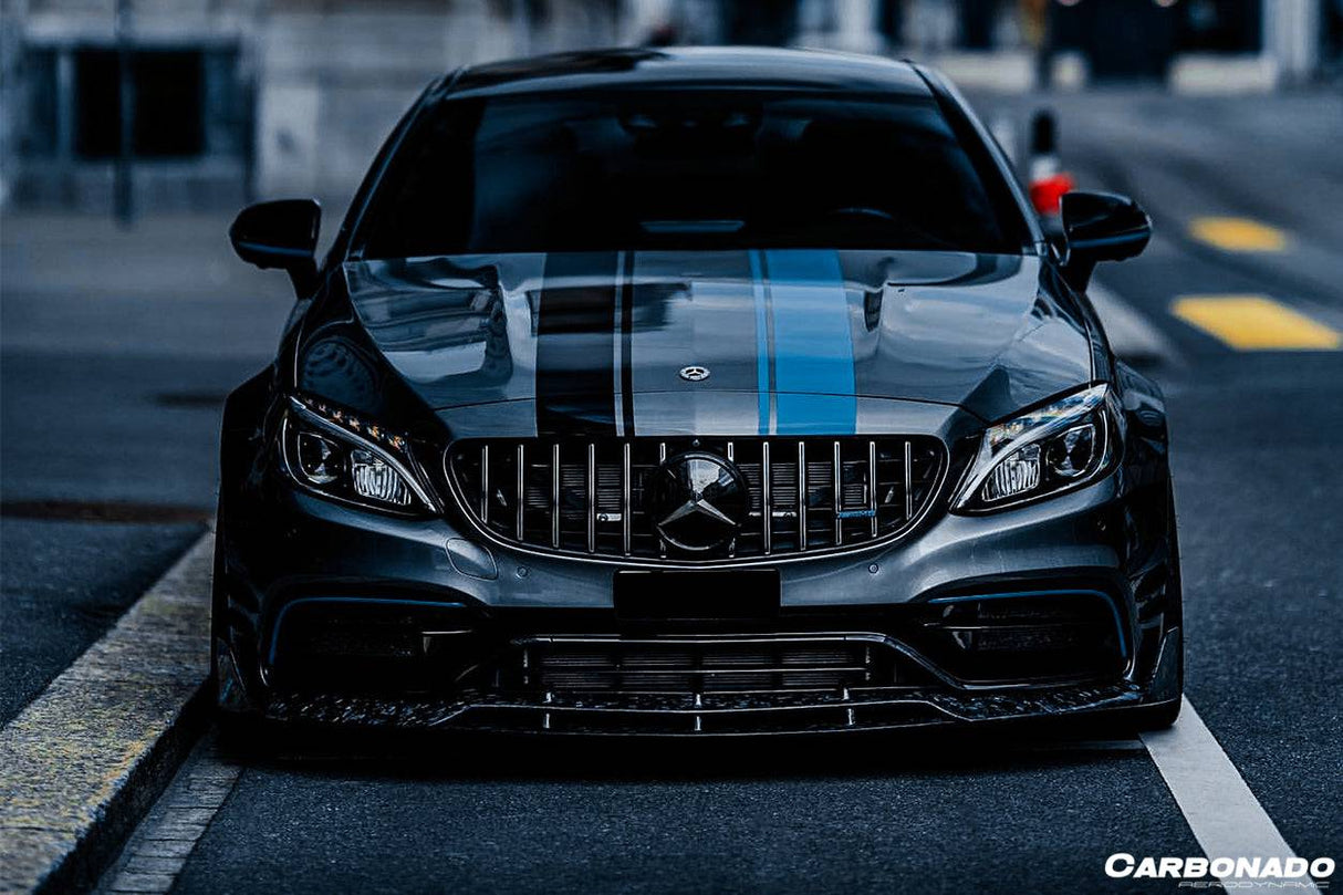 2015-2021 Mercedes Benz W205 C63  S AMG Coupe BR Style Front Lip