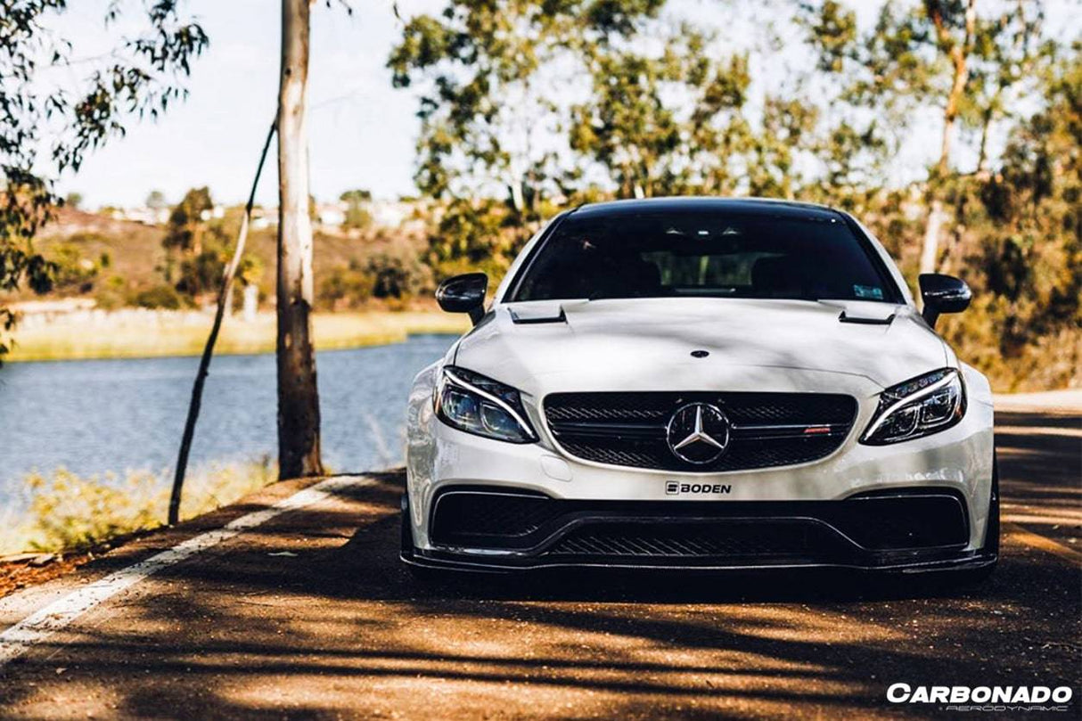 2015-2021 Mercedes Benz W205 C63S AMG Sedan & Coupe BKSS Style Hood