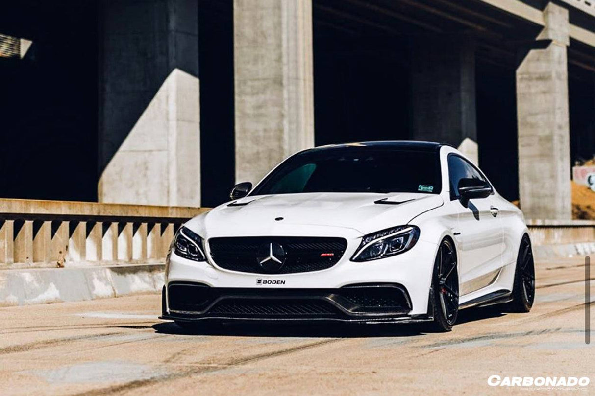 2015-2021 Mercedes Benz W205 C63S AMG Sedan & Coupe BKSS Style Hood