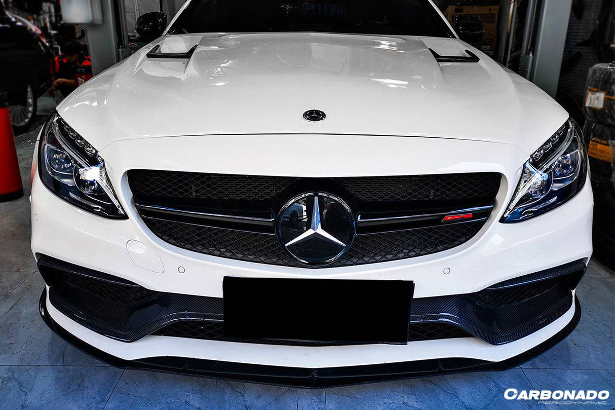 2015-2021 Mercedes Benz W205 C63S AMG Sedan & Coupe BKSS Style Hood
