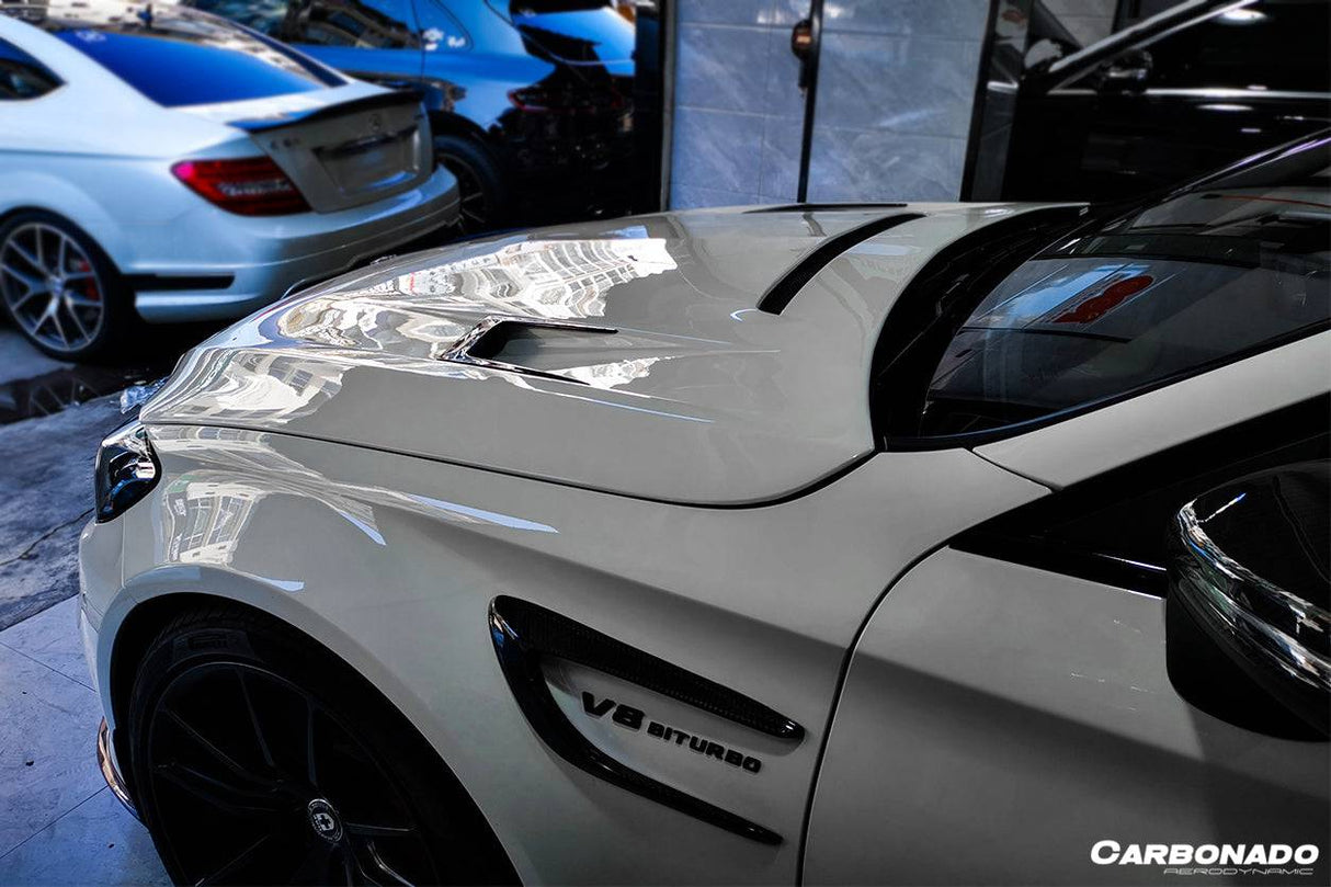 2015-2021 Mercedes Benz W205 C63S AMG Sedan & Coupe BKSS Style Hood