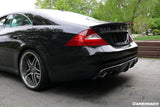 2006-2010 Mercedes Benz W219 CLS63 CLS55 AMG Carbon Fiber Rear Diffuser Lip