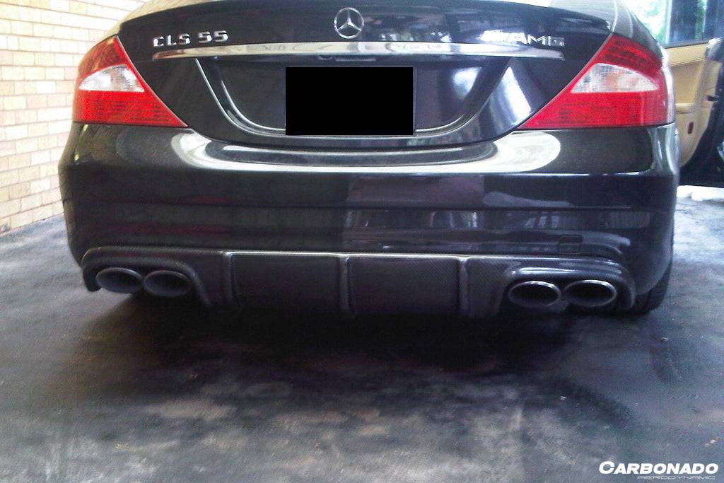 2006-2010 Mercedes Benz W219 CLS63 CLS55 AMG Carbon Fiber Rear Diffuser Lip
