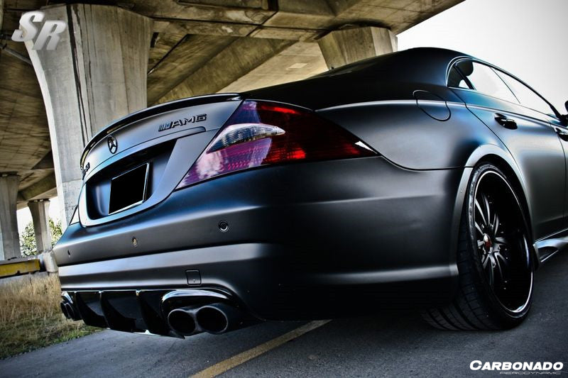 2006-2010 Mercedes Benz W219 CLS63 CLS55 AMG Carbon Fiber Rear Diffuser Lip