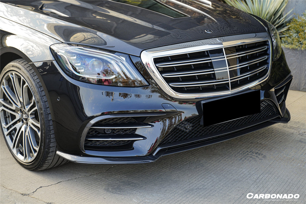 2018-2020 Mercedes Benz W222 Facelift Sedan IA Style Front Lip | Fits S450, S560 AMG Line