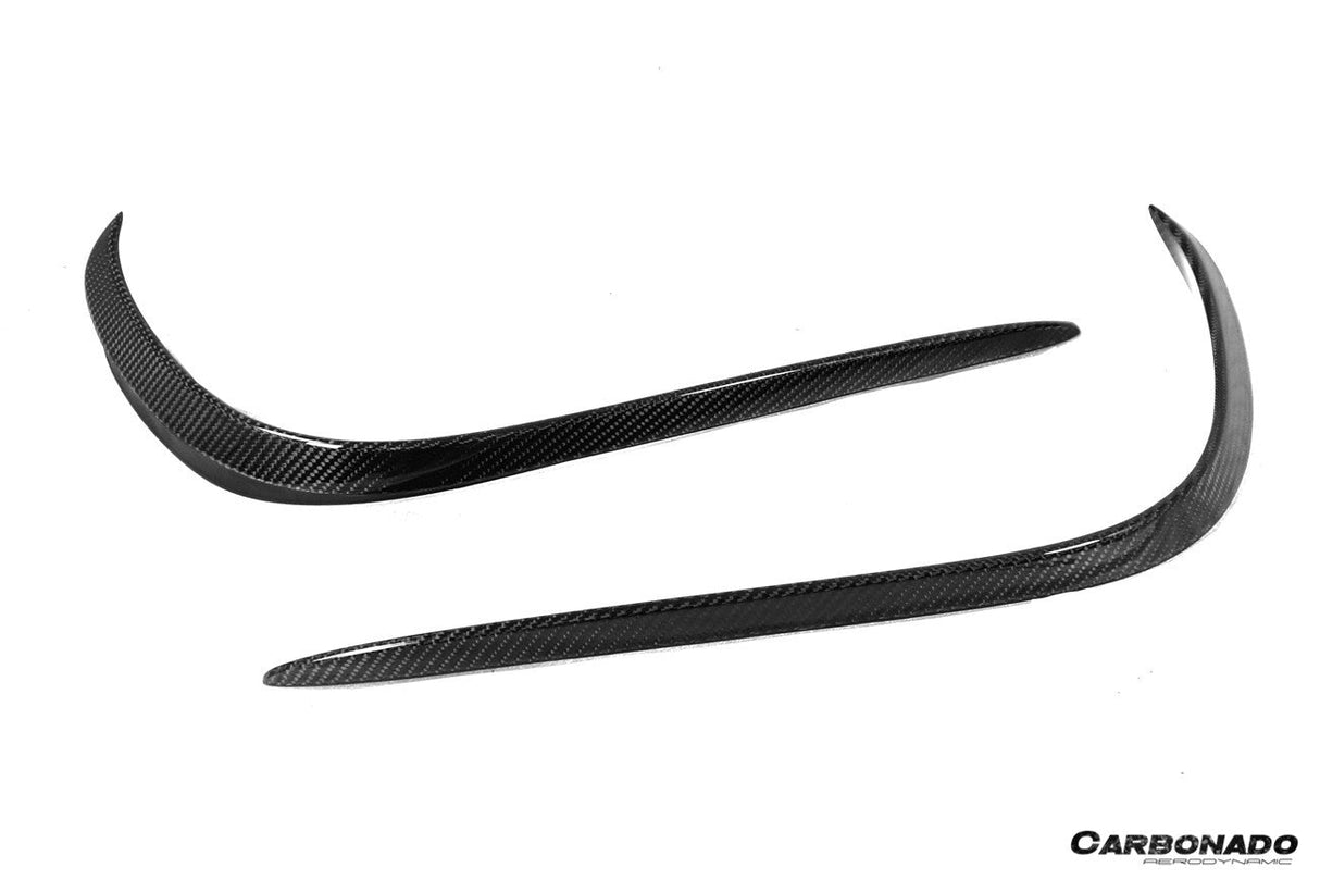 2018-2020 Mercedes Benz W222 Facelift Sedan IA Style Front Bumper Canards | Fits S450, S560 AMG