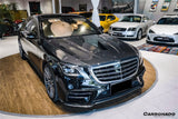 2018-2020 Mercedes Benz W222 Facelift Sedan IA Style Front Bumper Canards | Fits S450, S560 AMG