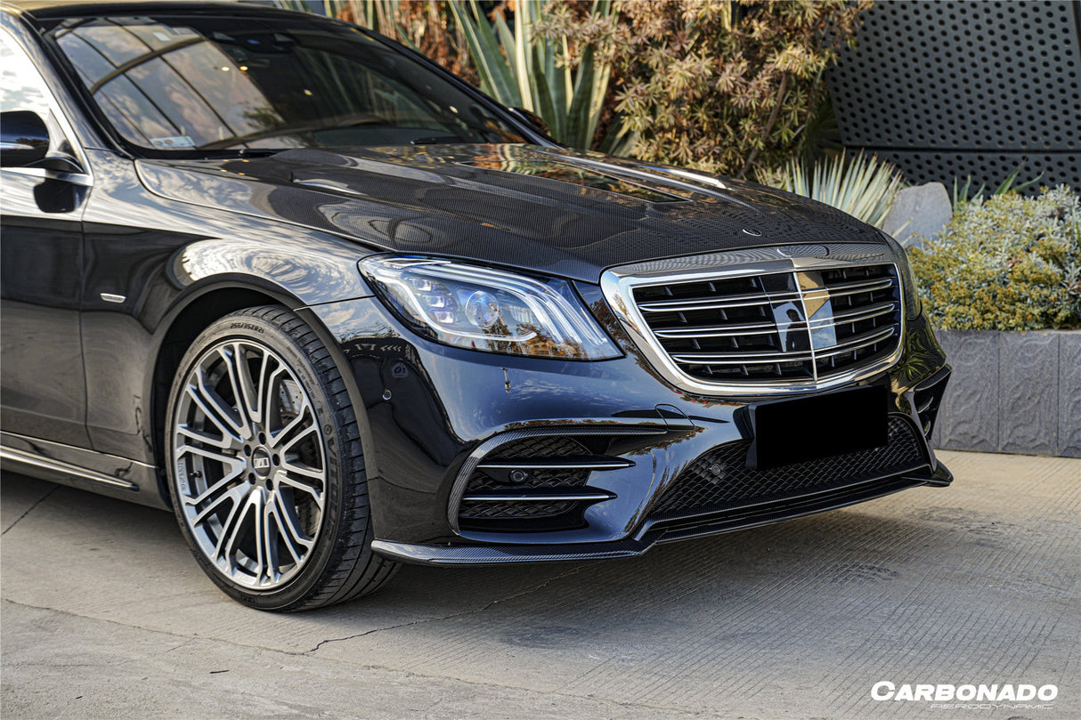 2018-2020 Mercedes Benz W222 Facelift Sedan IA Style Front Lip | Fits S450, S560 AMG Line