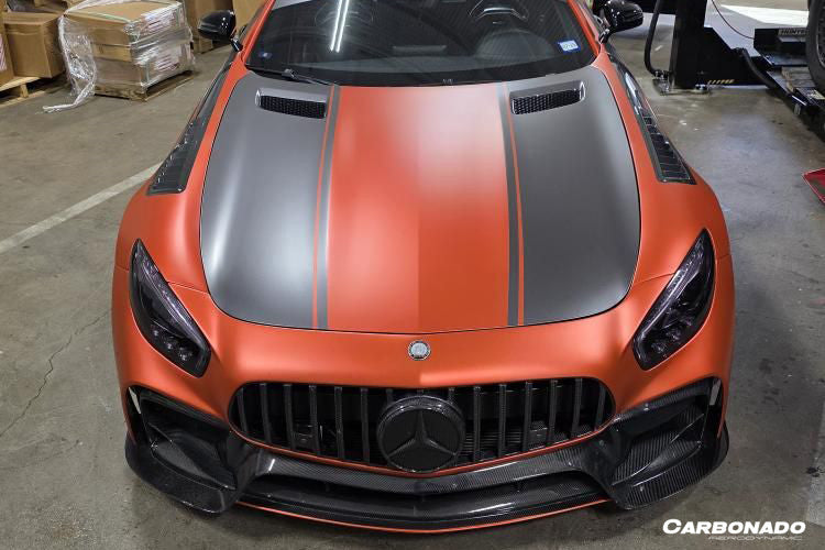 2015-2021 Mercedes Benz AMG GT GTS GTC GTR BK Style Partial Carbon Fiber Front Fender