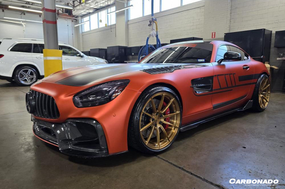 2015-2021 Mercedes Benz AMG GT GTS GTC GTR BK Style Partial Carbon Fiber Front Fender