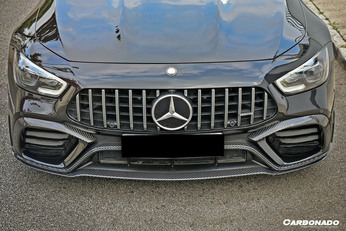 2019-2023 Mercedes Benz AMG GT63  S 4Door Coupe X290 OEM Style Carbon Fiber Front Lip