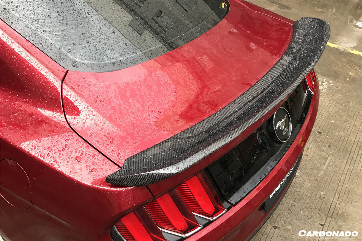 2015-2023 Ford Mustang BM Style Carbon Fiber Trunk Spoiler