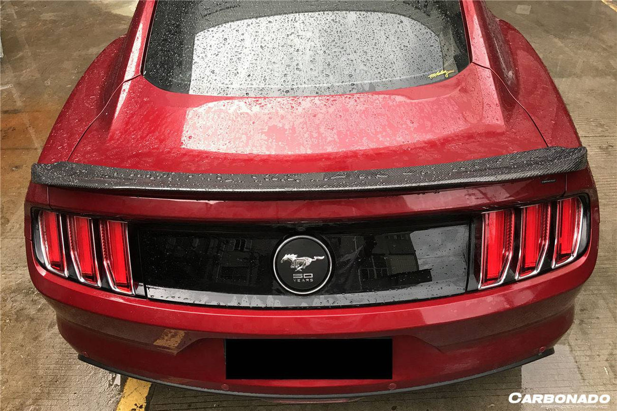 2015-2023 Ford Mustang BM Style Carbon Fiber Trunk Spoiler