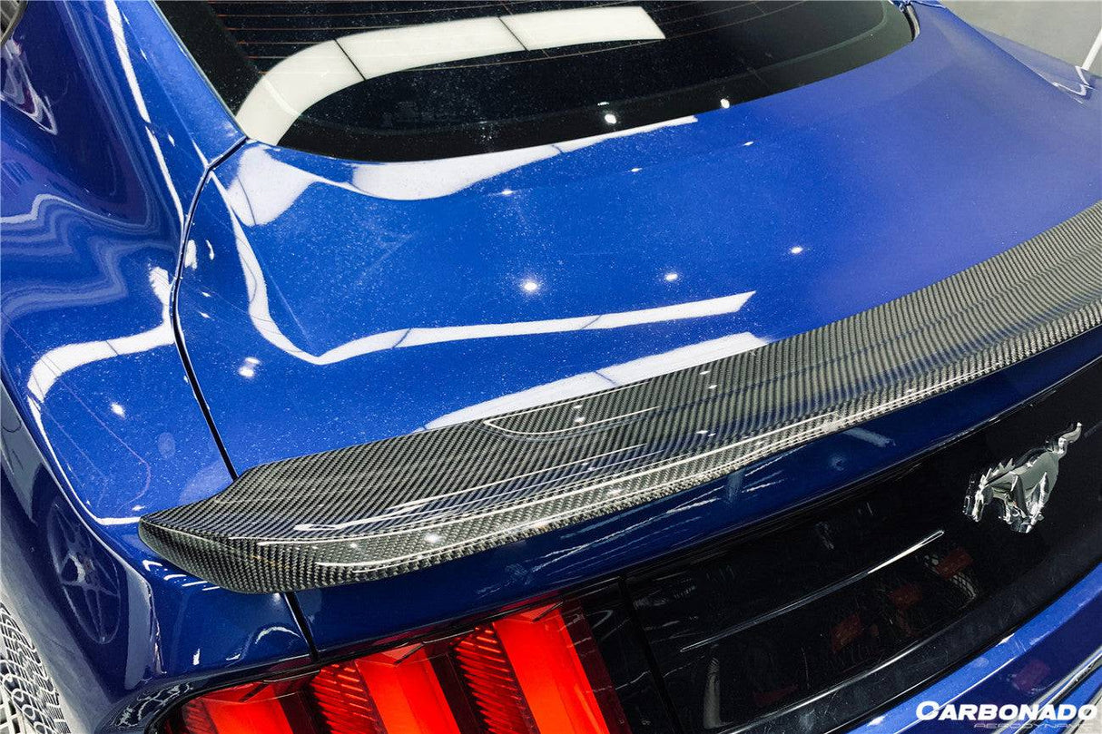 2015-2023 Ford Mustang BM Style Carbon Fiber Trunk Spoiler