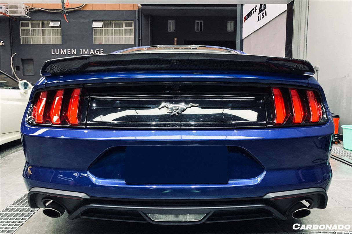 2015-2023 Ford Mustang BM Style Carbon Fiber Trunk Spoiler