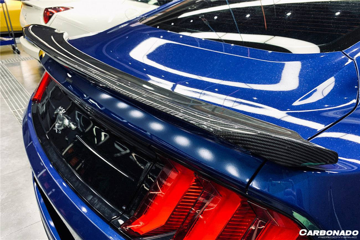 2015-2023 Ford Mustang BM Style Carbon Fiber Trunk Spoiler