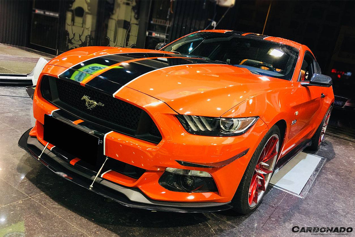2015-2017 Ford Mustang AR Style Carbon Fiber Canards