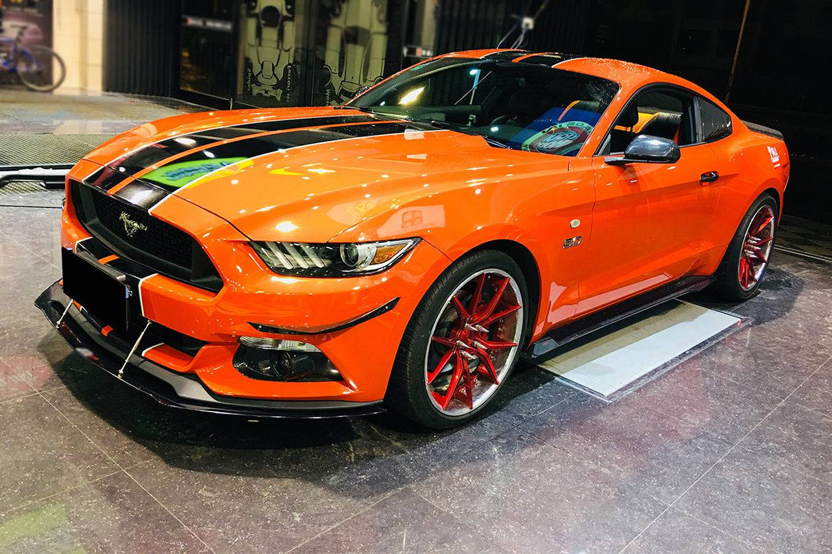 2015-2017 Ford Mustang AR Style Carbon Fiber Canards