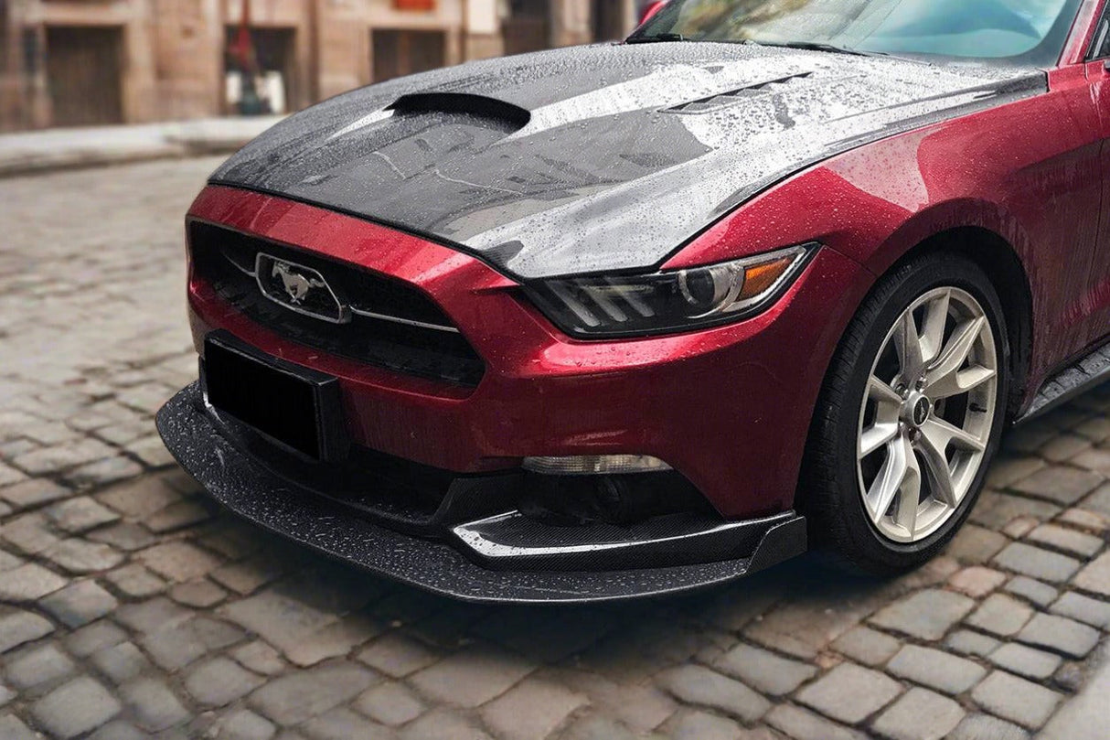 2015-2017 Ford Mustang HY Style Carbon Fiber Front Lip