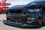 2015-2017 Ford Mustang TRU Style Carbon Fiber Front Bumper Down Grill
