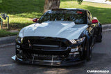 2015-2017 Ford Mustang TRU Style Carbon Fiber Front Bumper Down Grill