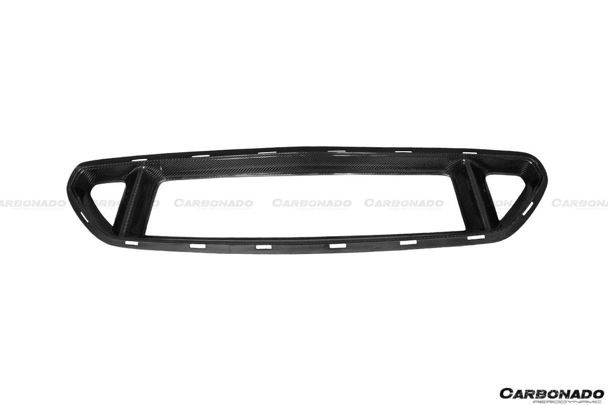 2015-2017 Ford Mustang TRU Style Carbon Fiber Front Bumper Up Grill