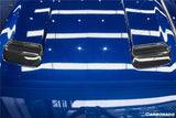 2018-2023 Ford Mustang Carbon Fiber Hood Vents
