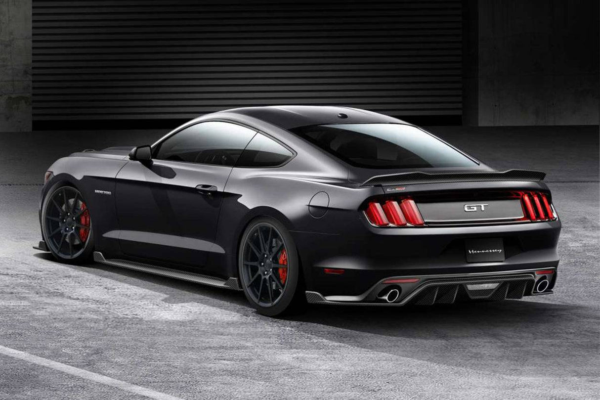 2015-2017 Ford Mustang HY Style Carbon Fiber Rear Lip