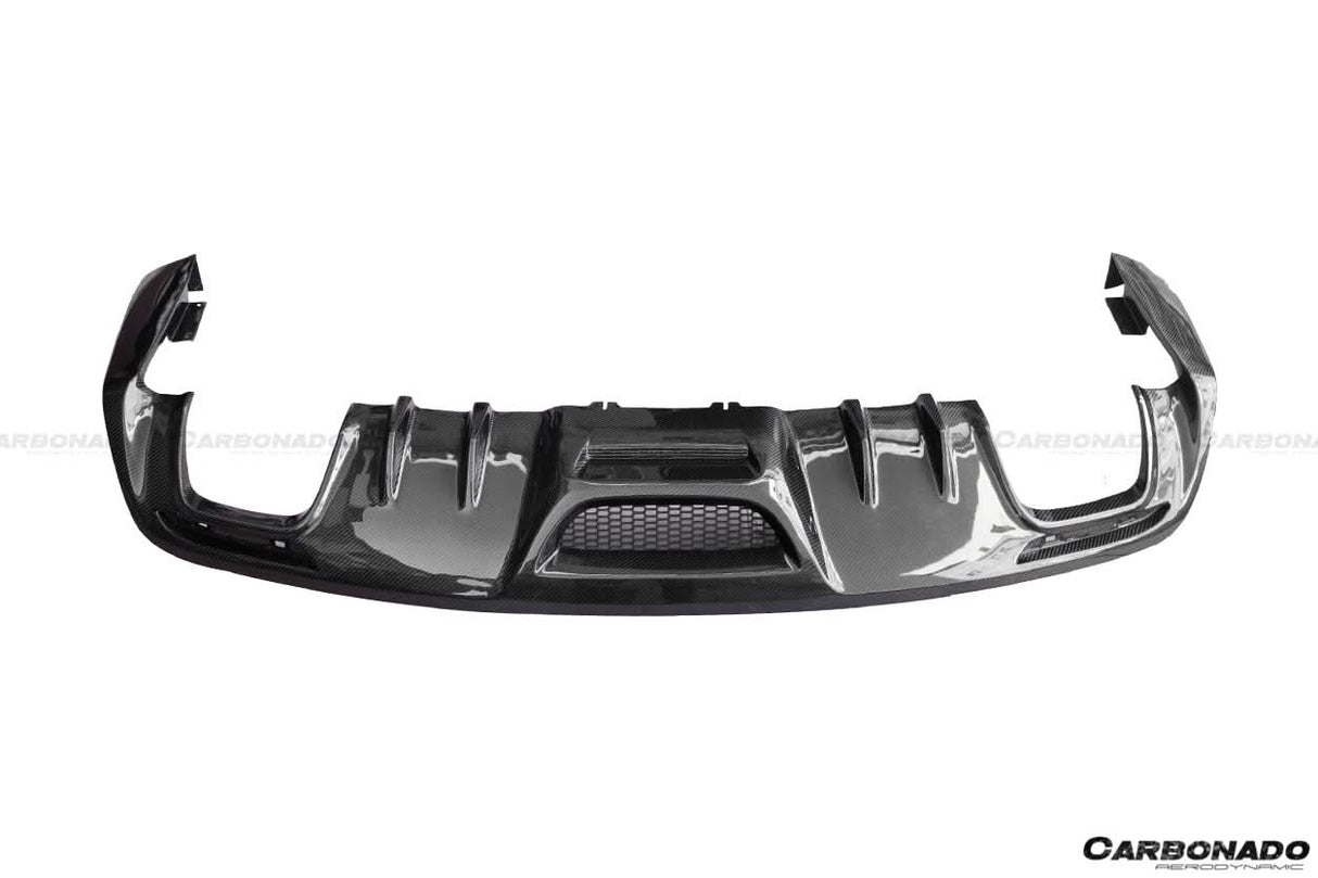 2015-2017 Ford Mustang Rsh Style Carbon Fiber Rear Diffuser Lip
