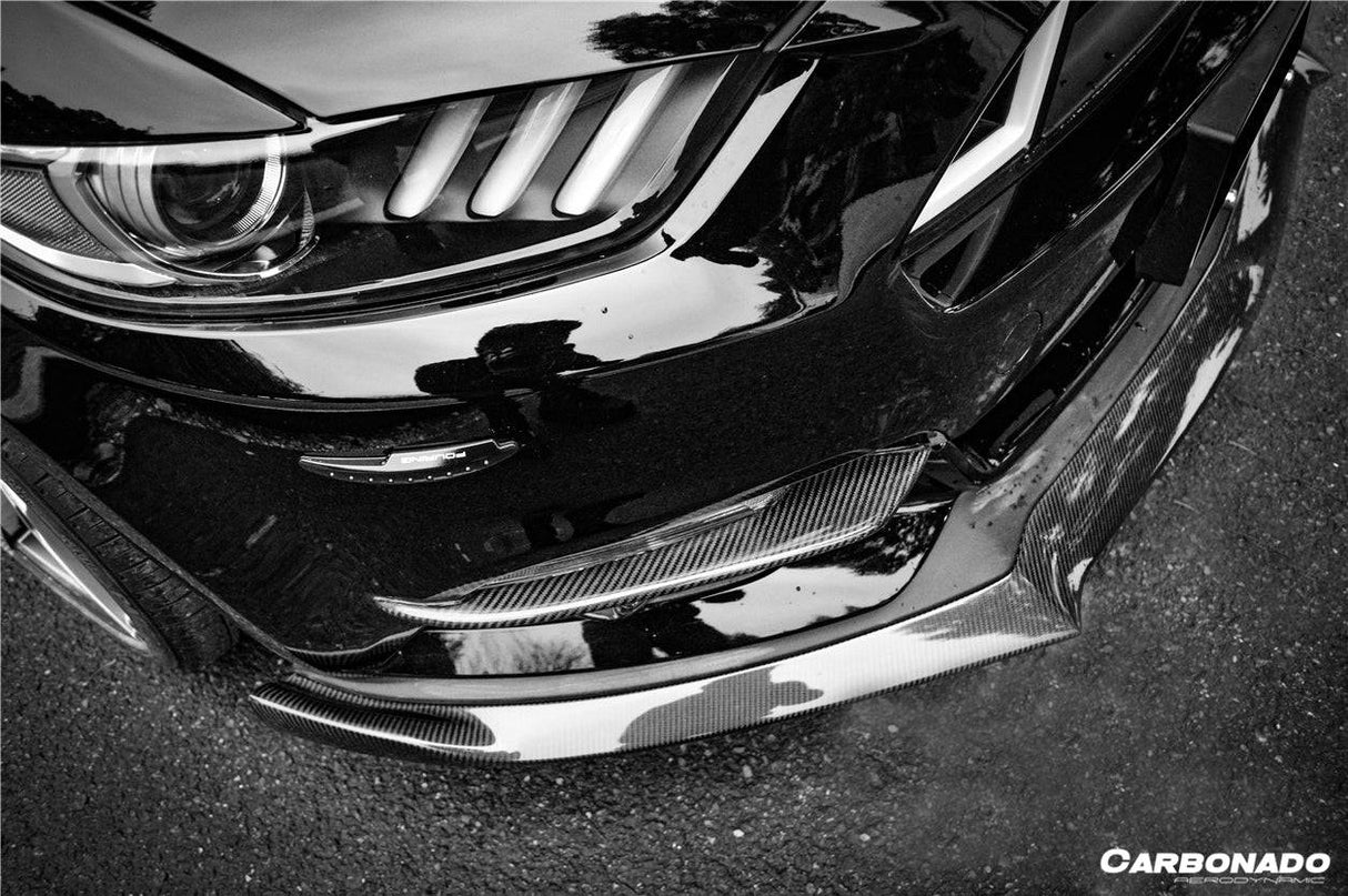 2015-2017 Ford Mustang Rsh Style Carbon Fiber Front Lip
