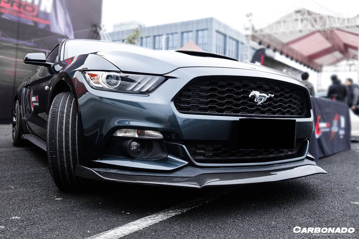 2015-2017 Ford Mustang Rsh Style Carbon Fiber Front Lip