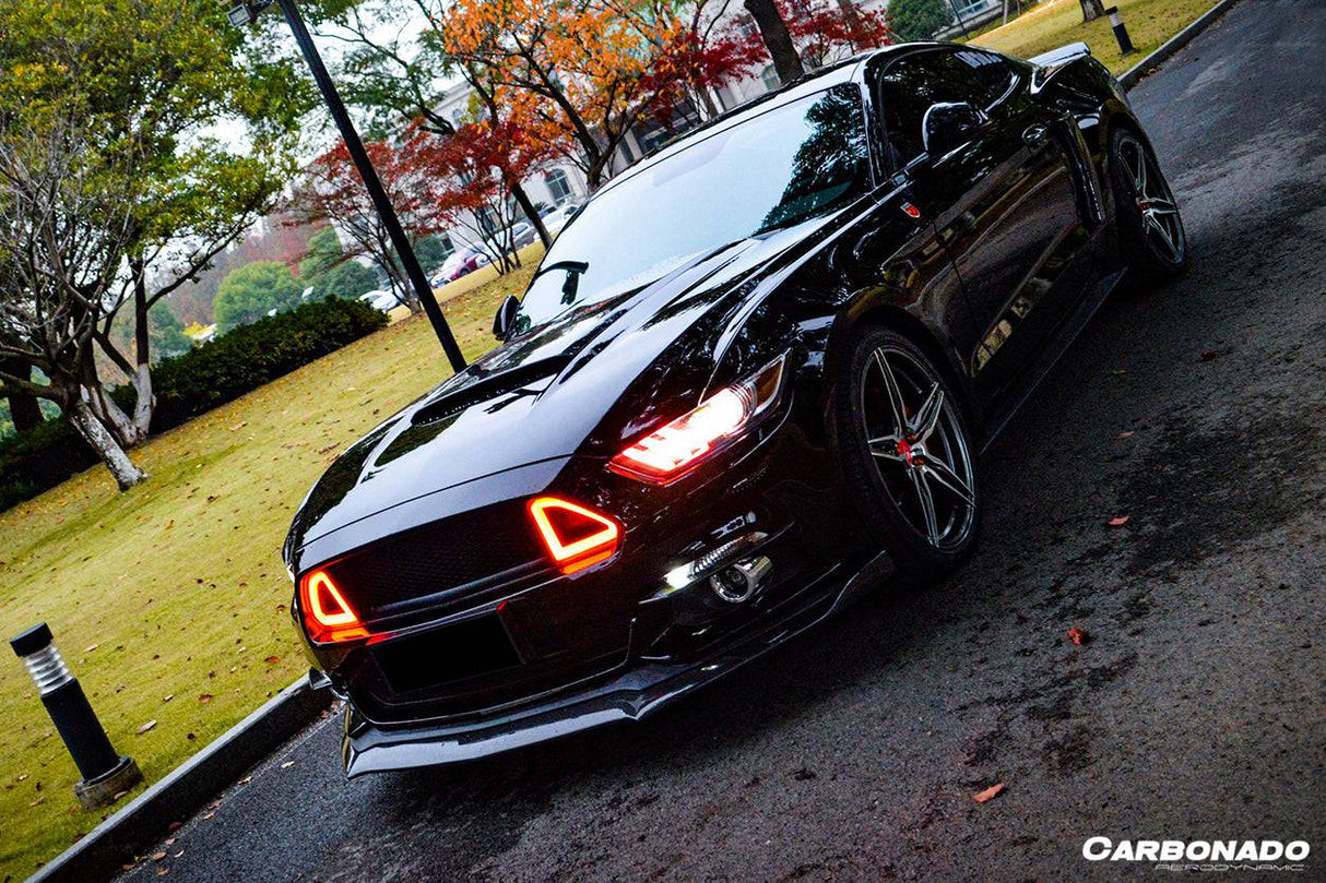 2015-2017 Ford Mustang Rsh Style Carbon Fiber Front Lip