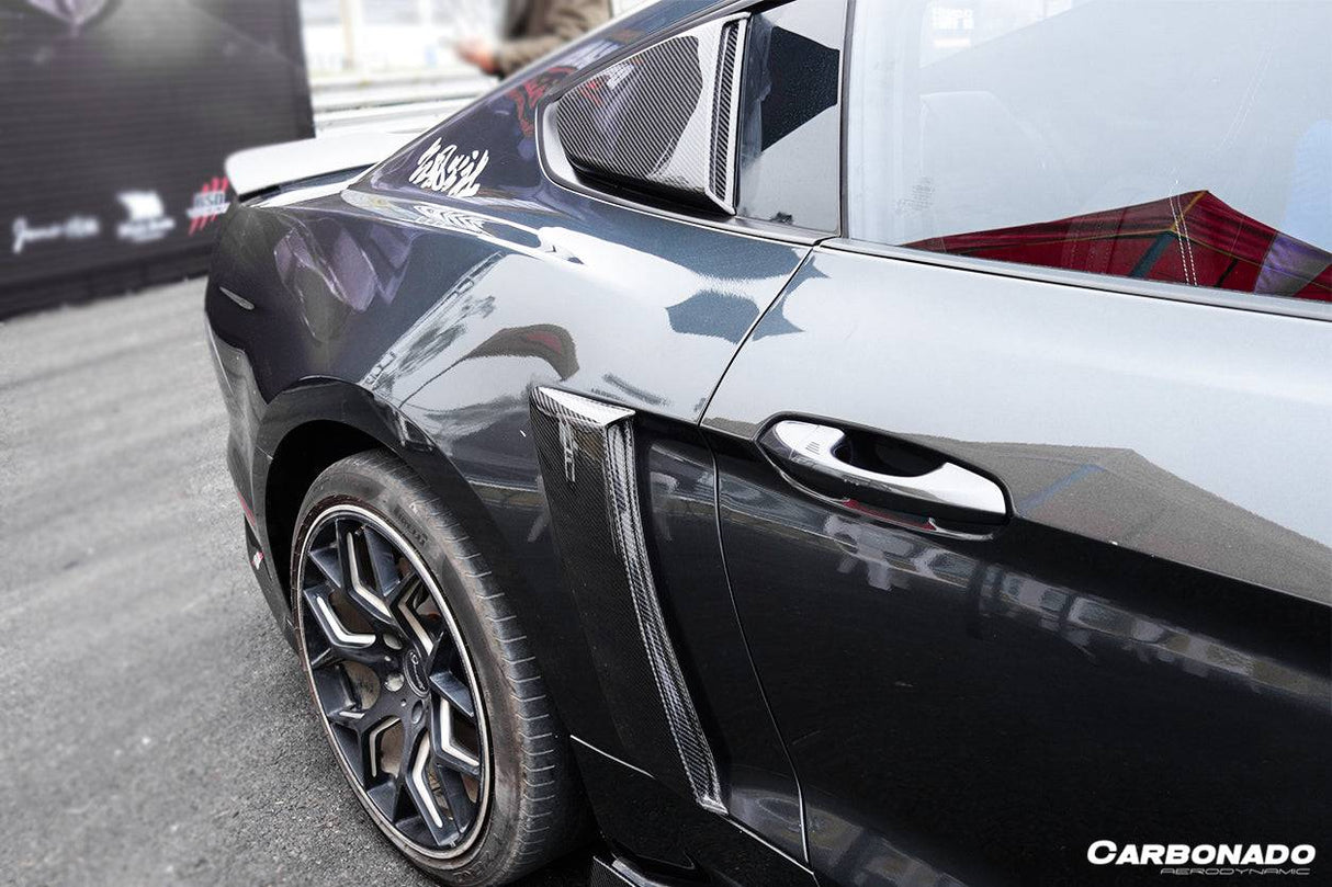 2015-2023 Ford Mustang Rsh Style Quarter Panel Side Scoops