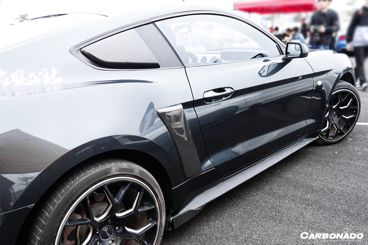 2015-2017 Ford Mustang Rsh Style Side Skirts Winglets