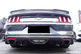 2015-2017 Ford Mustang Rsh Style Carbon Fiber Rear Diffuser Lip