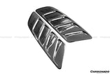 2015-2017 Ford Mustang Rsh Style Carbon Fiber Heat Extractors Hood Scoops