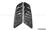 2015-2017 Ford Mustang Rsh Style Carbon Fiber Heat Extractors Hood Scoops