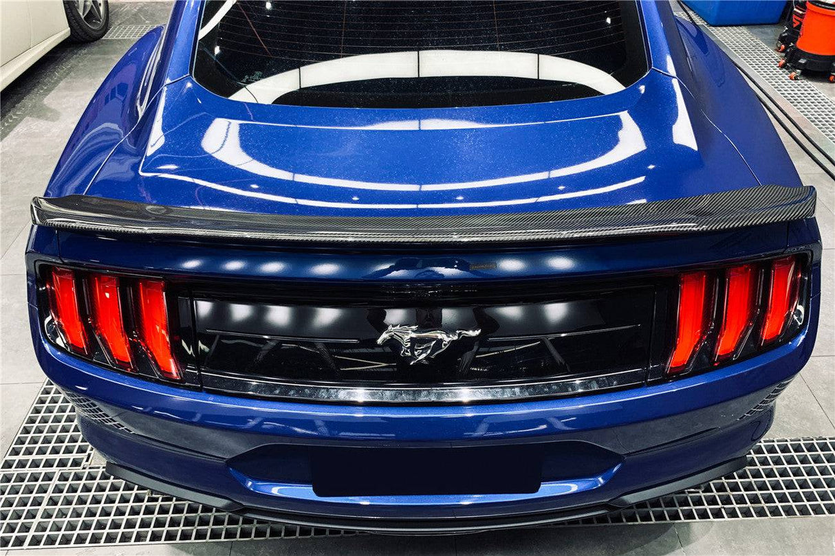 2015-2023 Ford Mustang BM Style Carbon Fiber Trunk Spoiler