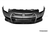 2008-2023 Nissan GTR R35 CBA DBA TPR Style Partial Carbon Fiber Front Bumper