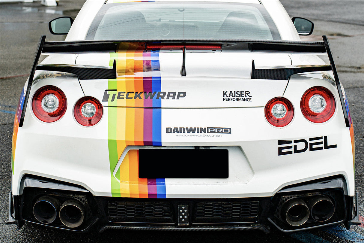 2007-2025 Nissan GTR R35 CBA DBA EBA VS Style Carbon Fiber Trunk Wing Spoiler