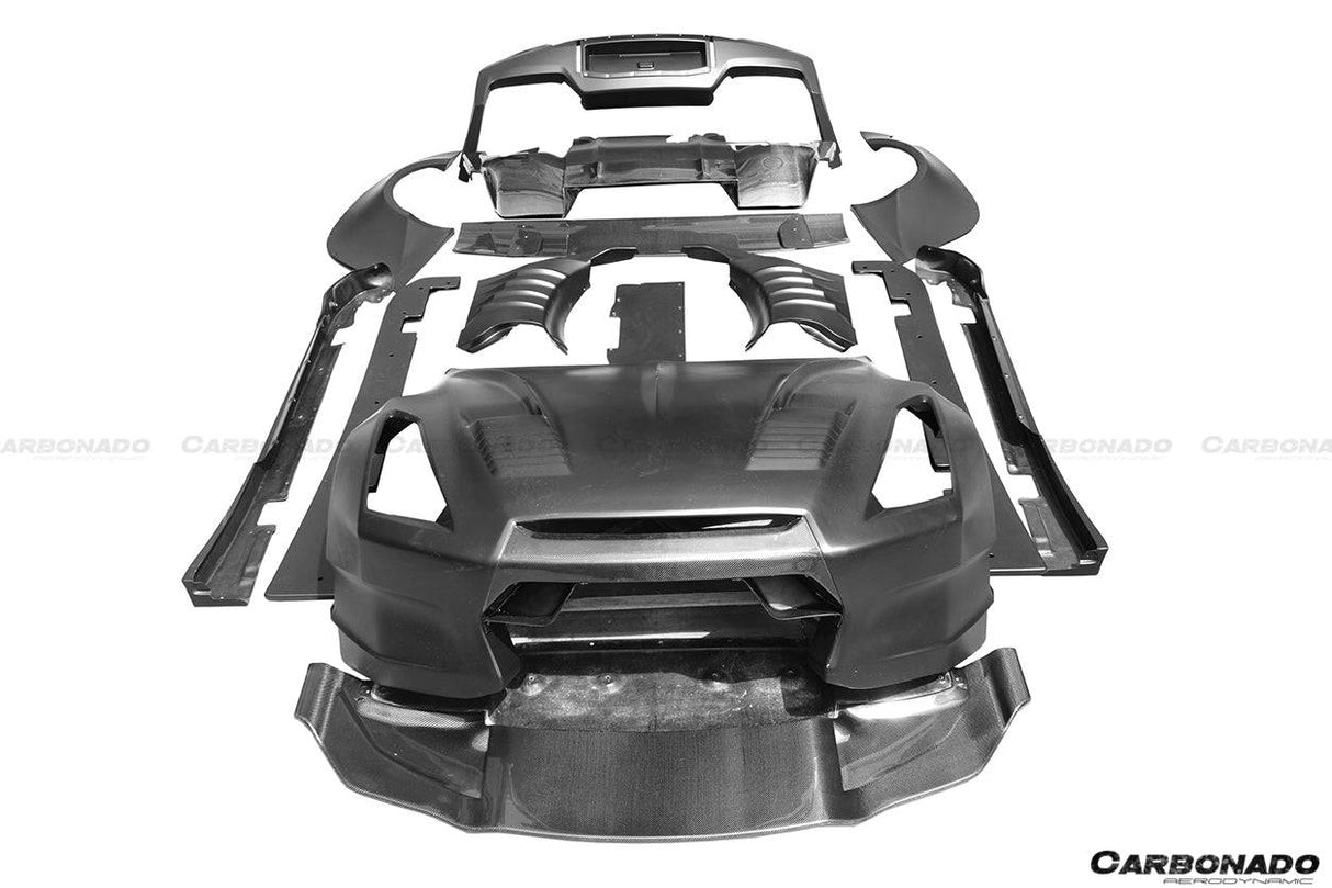 2008-2016 Nissan GTR R35 CBA  DBA BSP Style Wide Full Body Kit