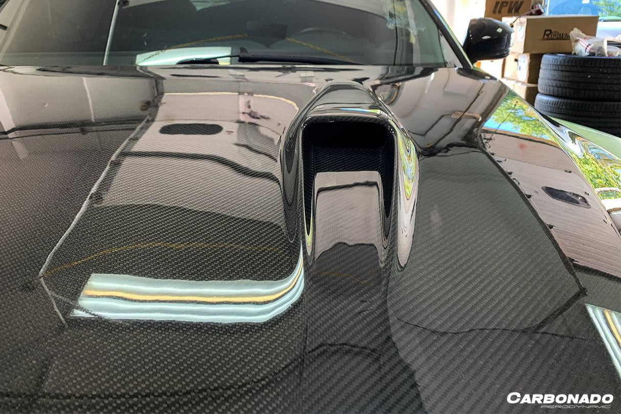 2008-2016 Nissan GTR R35 CBA  DBA BSE Style Carbon Fiber Hood