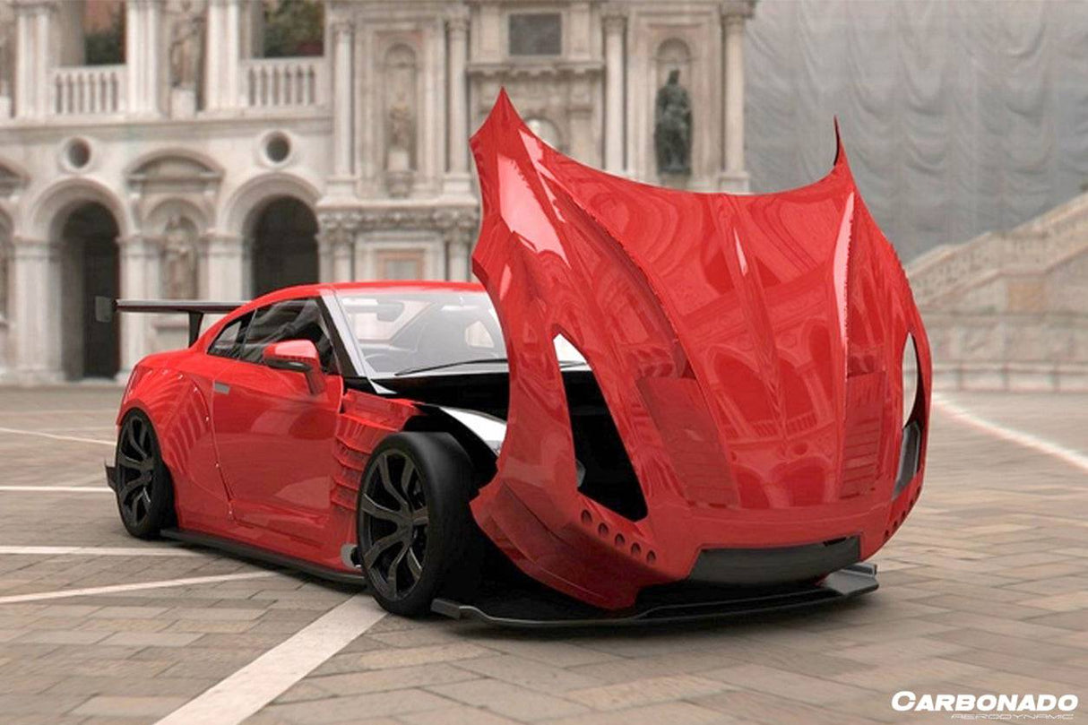 2008-2016 Nissan GTR R35 CBA  DBA BSP Style Wide Full Body Kit
