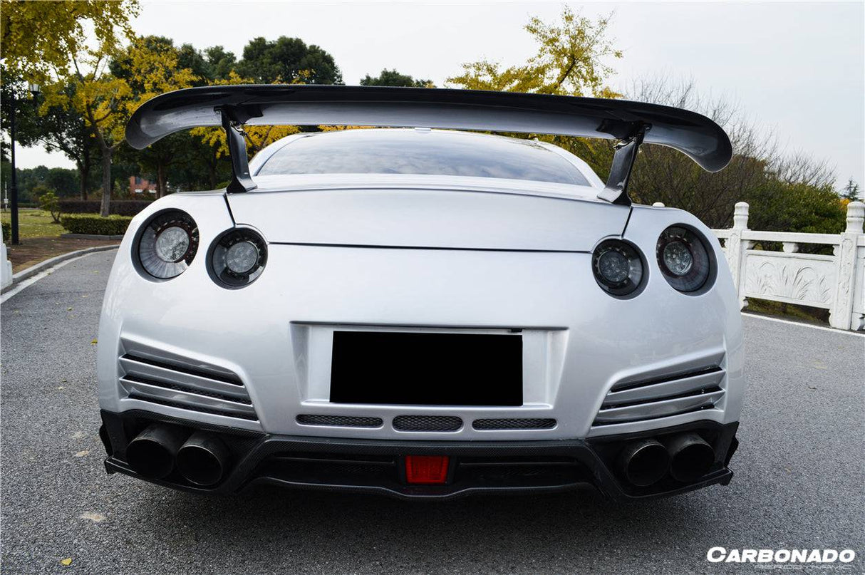 2008-2016 Nissan GTR R35 CBA  DBA VA Style Rear Bumper w/ Lip