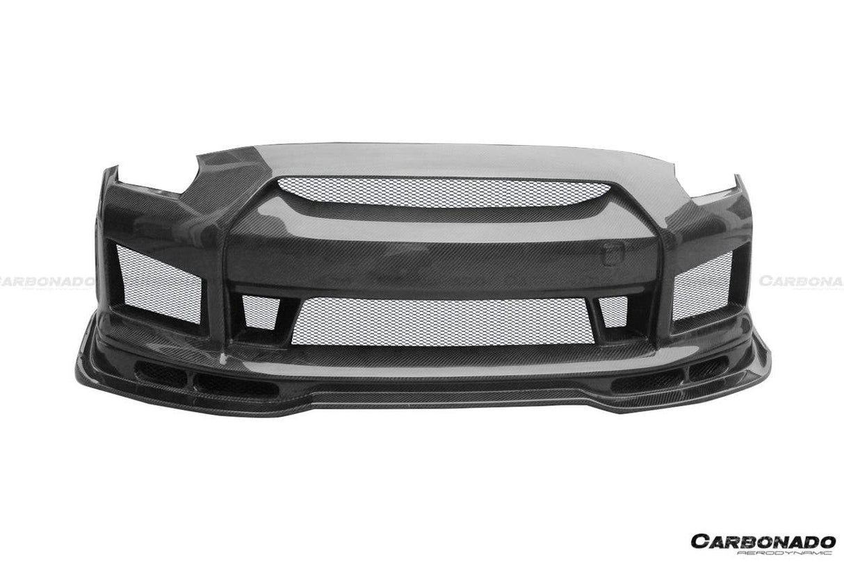 2008-2016 Nissan GTR R35 CBA  DBA BSE2 Style Front Bumper w/LED