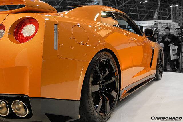 2008-2011 Nissan GTR R35 CBA ZEL Style Carbon Fiber Rear Lip